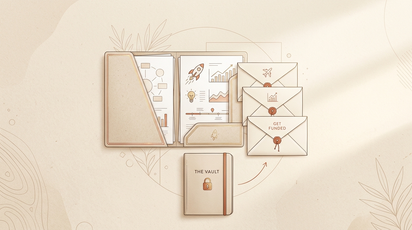 SaaS pitch deck and cold email vault