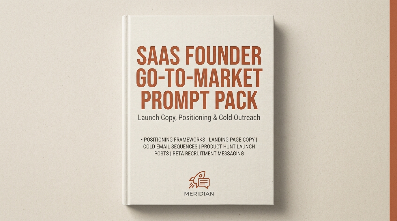 SaaS founder go-to-market prompt pack
