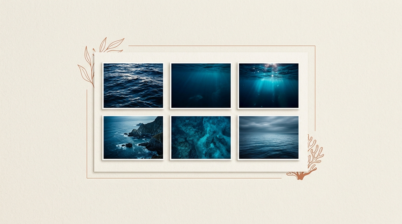 Deep Ocean Tones Wallpaper Pack