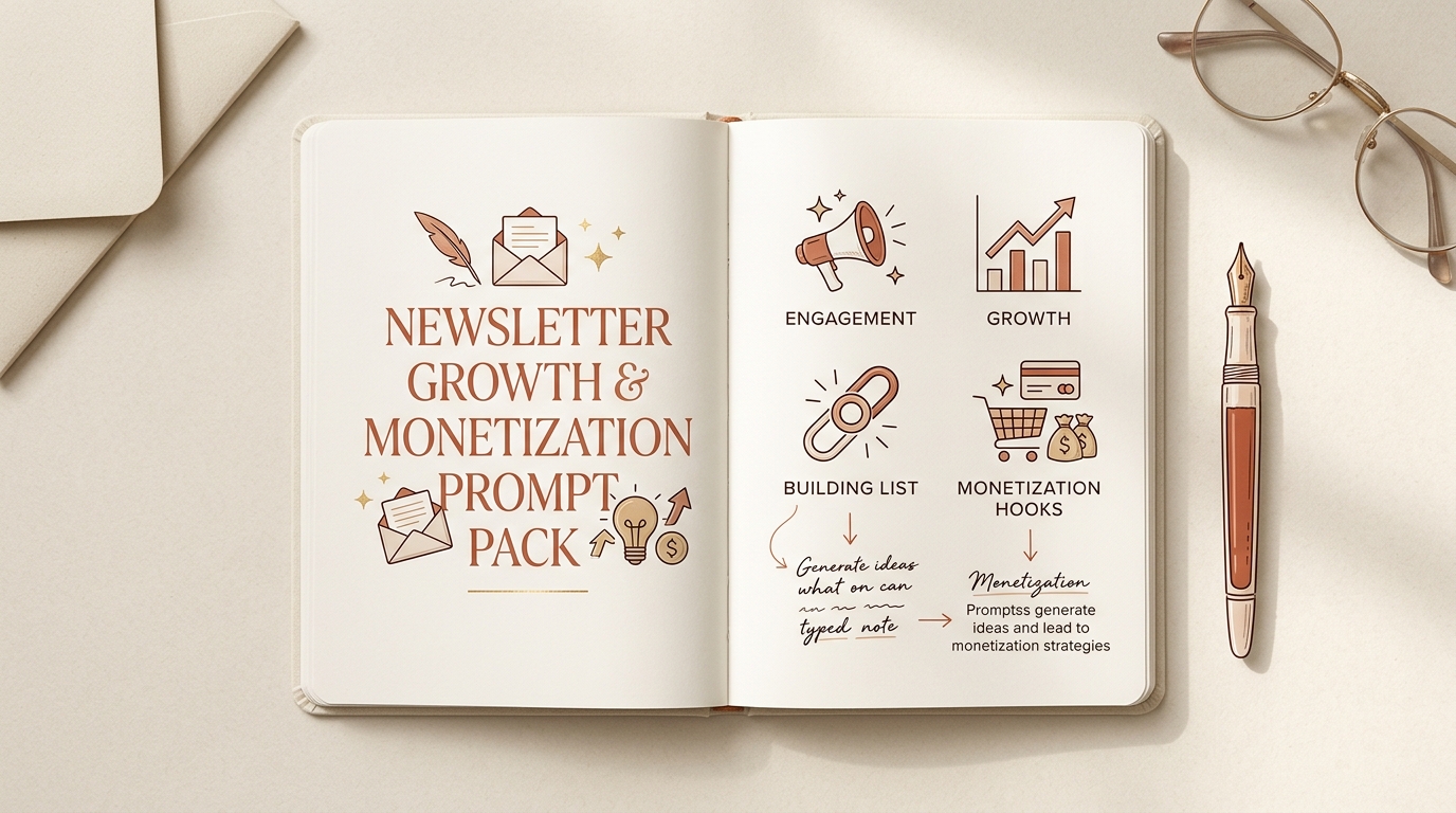 Newsletter growth and monetization prompt pack