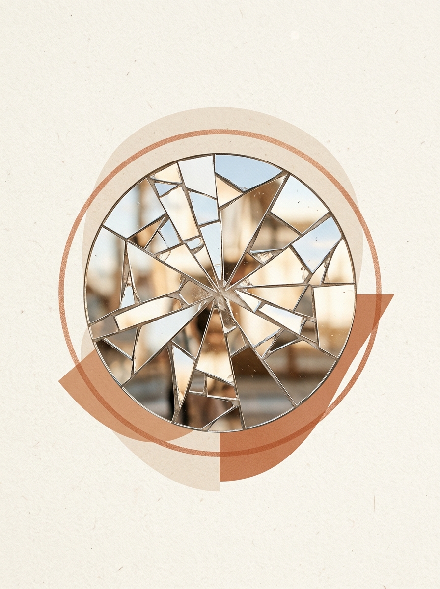 Fragmented Mirror Reflection Digital Zine