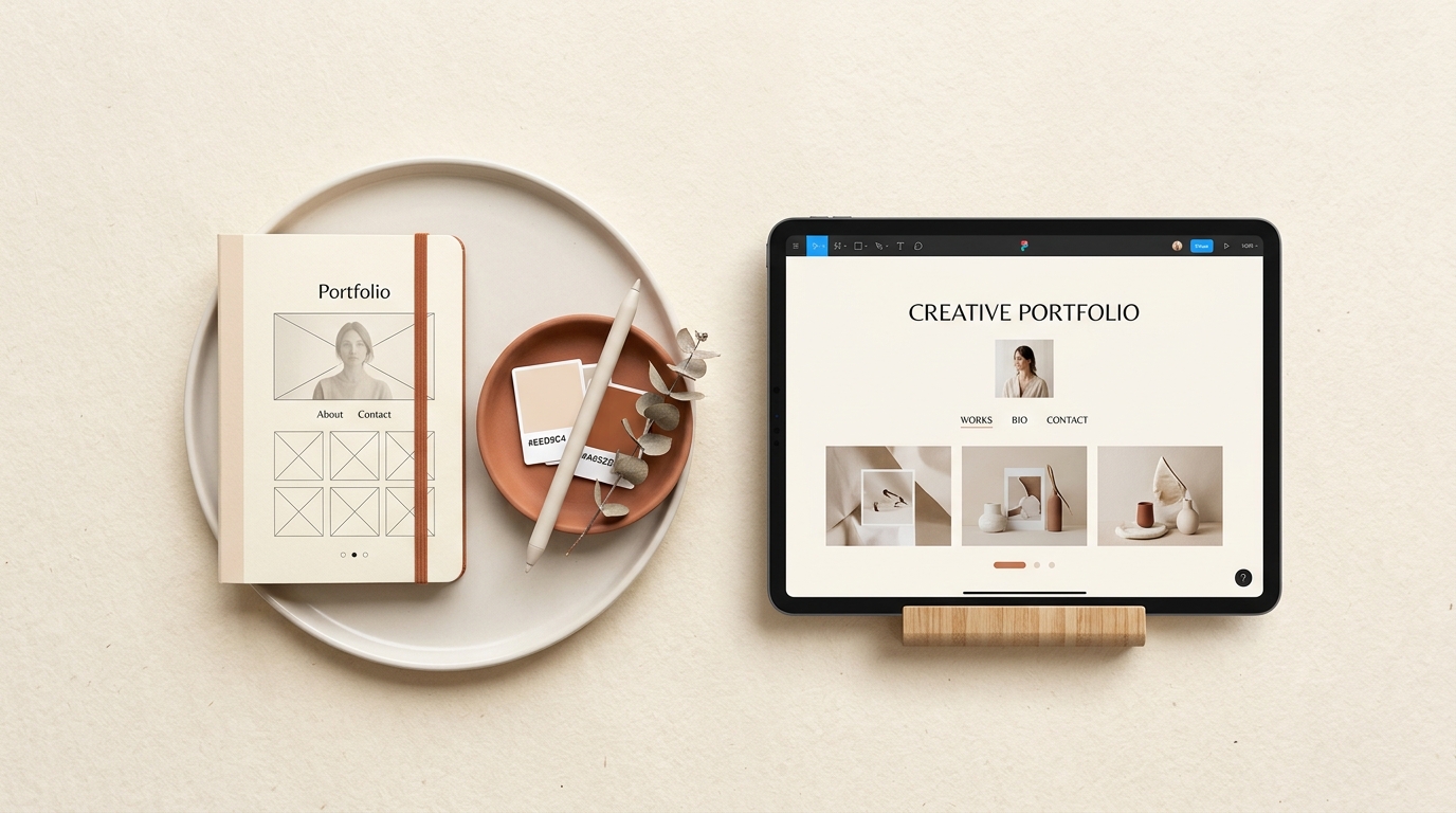 Minimalist Figma Portfolio Site Template