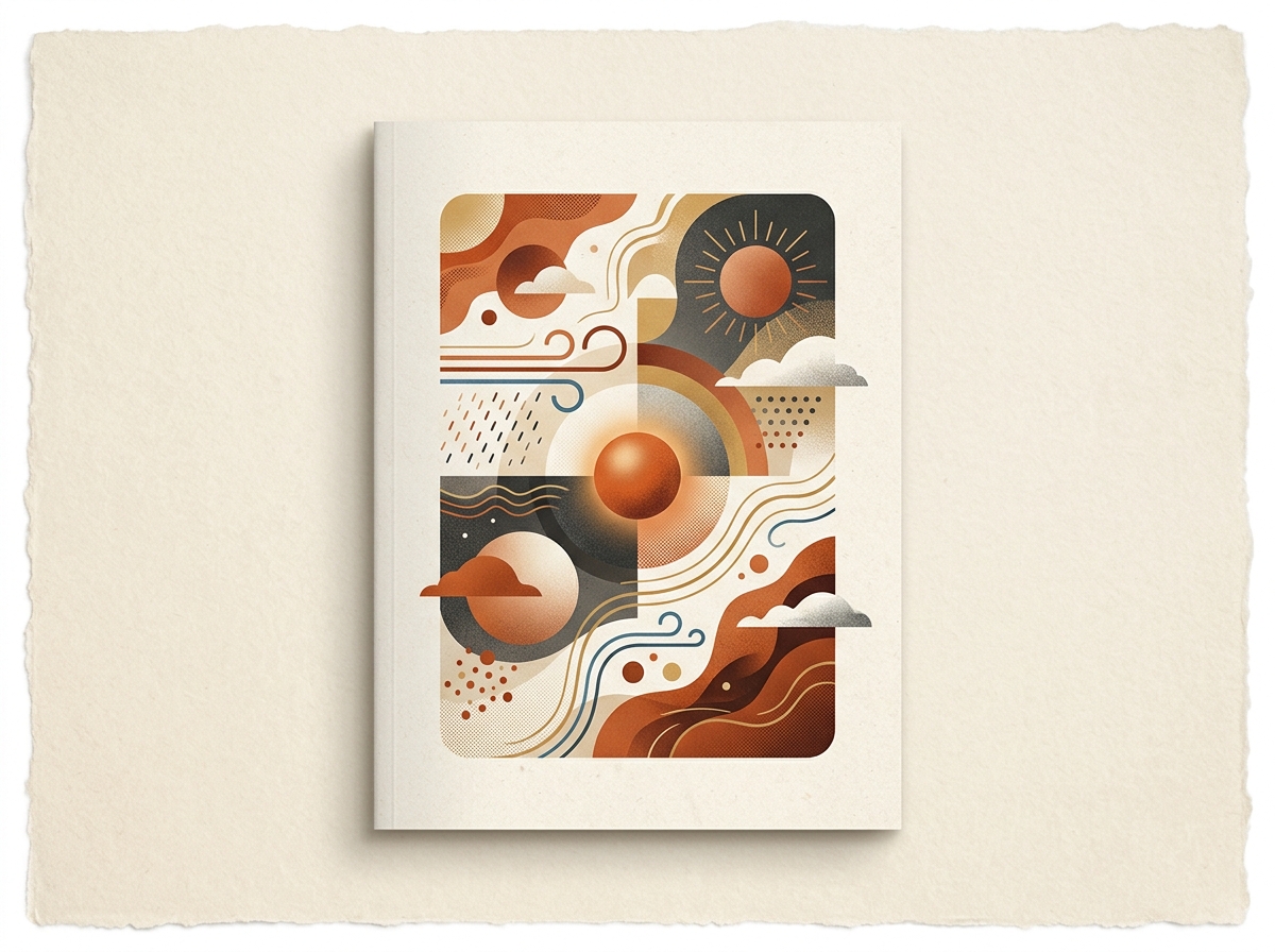 Abstract Weather Chart Digital Zine