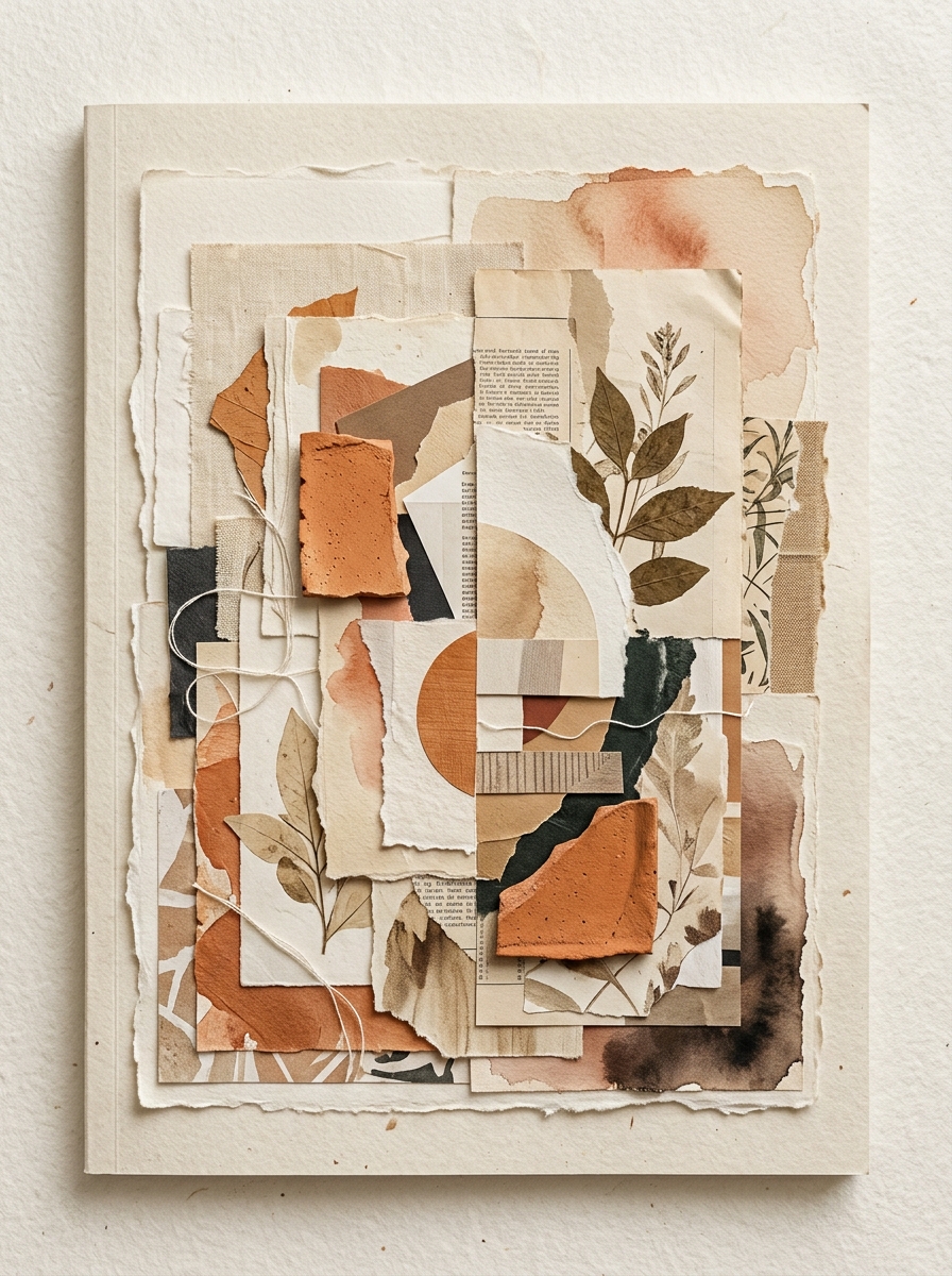 Fractured Layers Collage Digital Zine