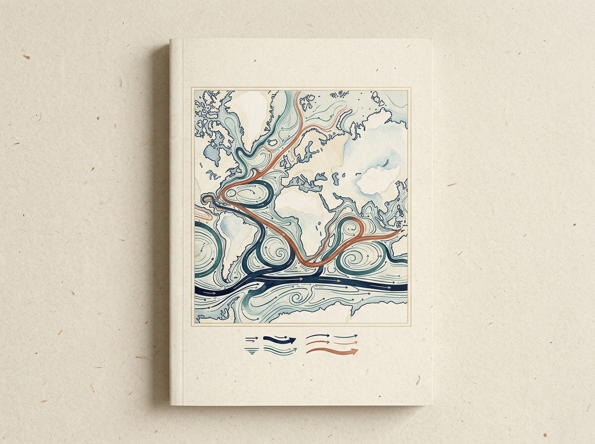 Deep Ocean Current Map Zine · Unisex Tee