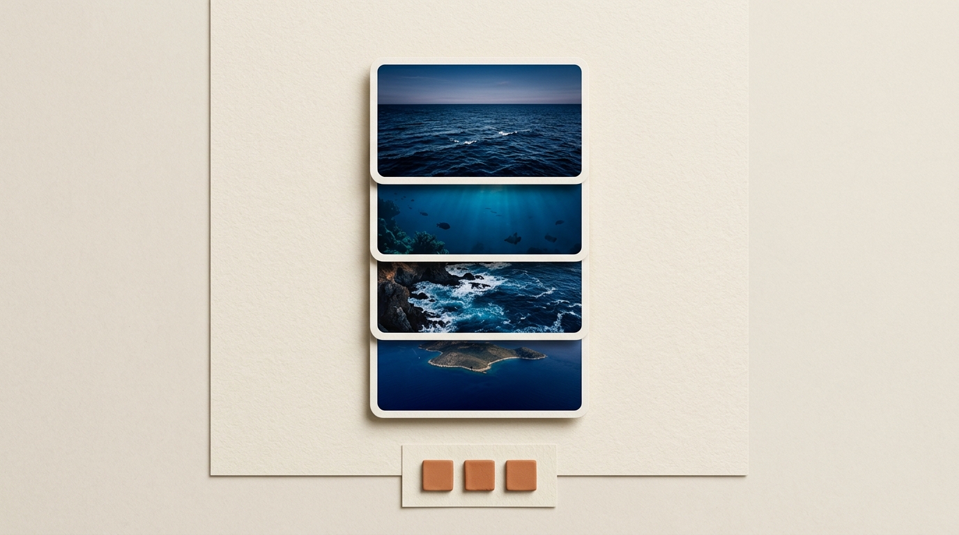 Deep Ocean Tones Wallpaper Pack