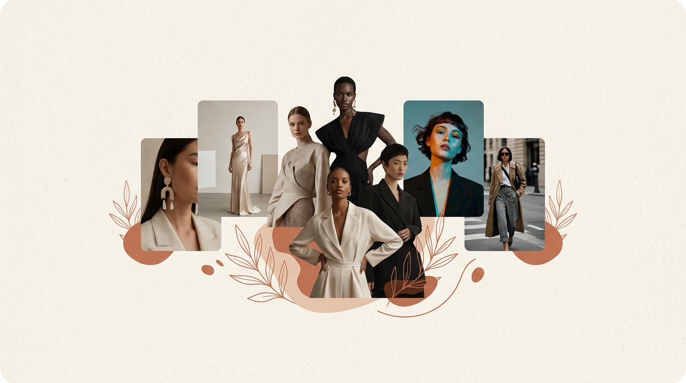 Editorial fashion prompt pack midjourney