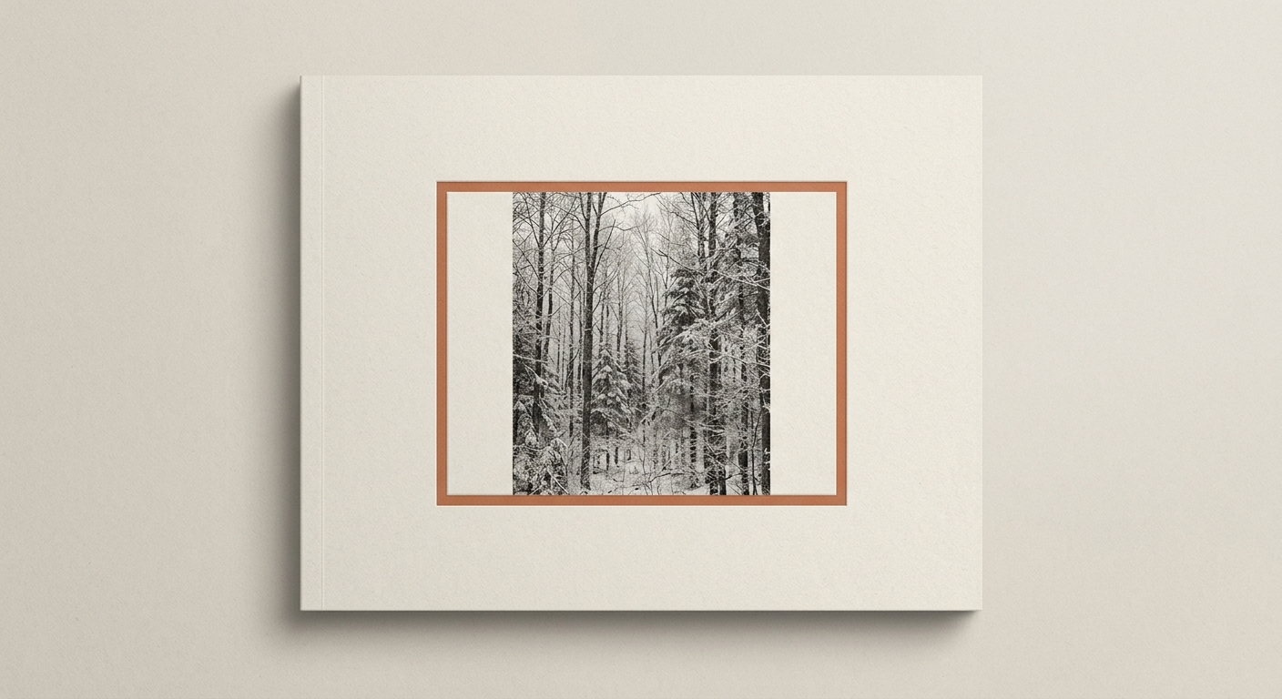 Silent Winter Forest Archival Print